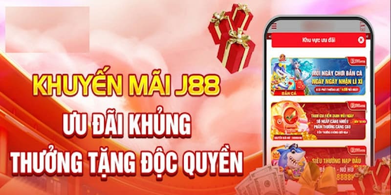 Chương trình ưu đãi độc quyền J88 cho Game Slots 